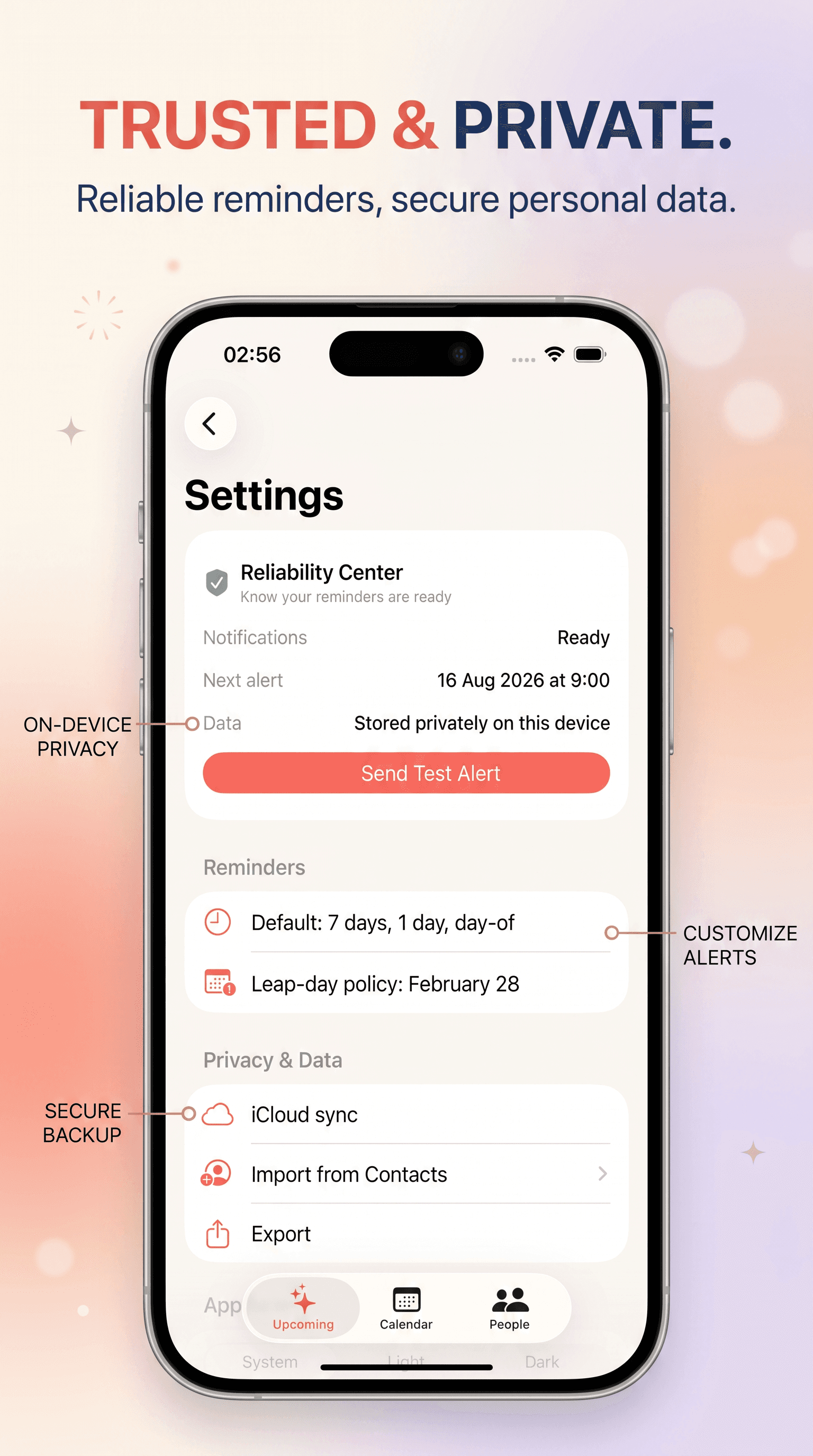 Birthday Reminder screenshot 3