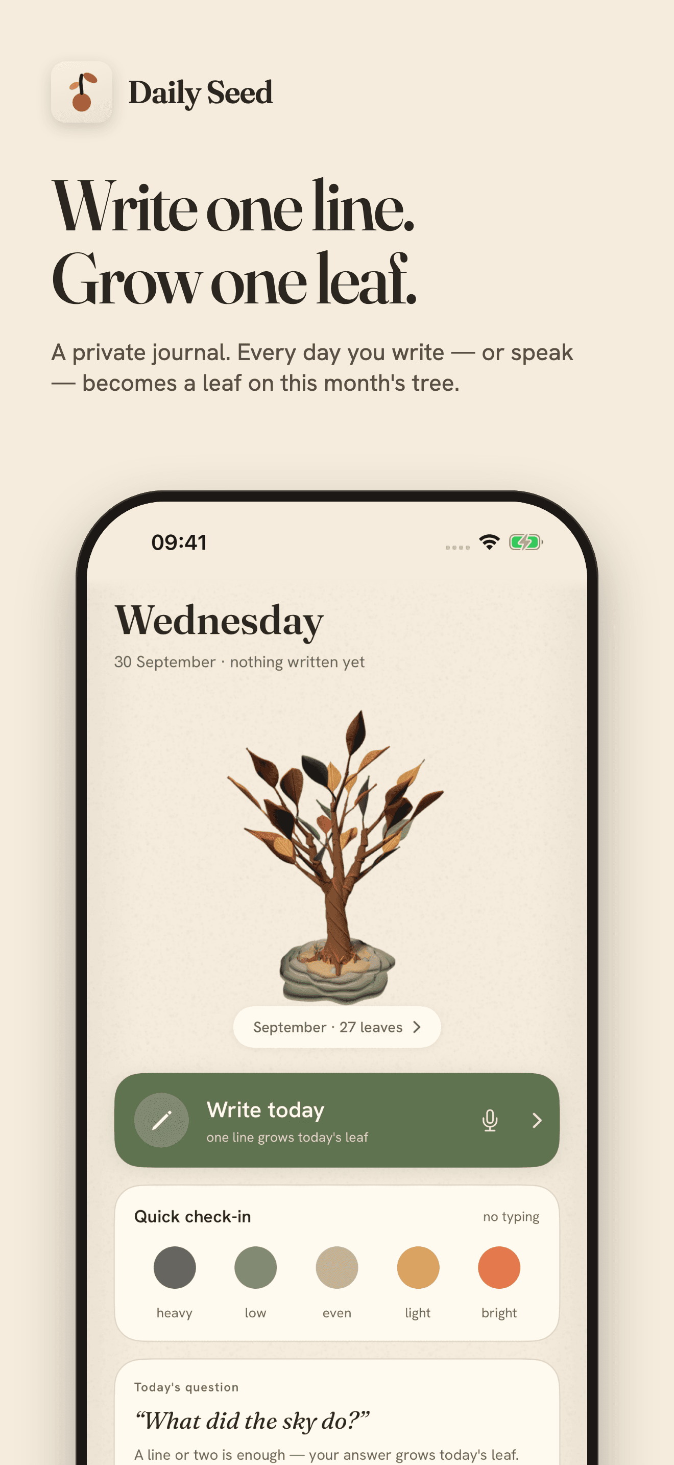 Daily Seed screenshot